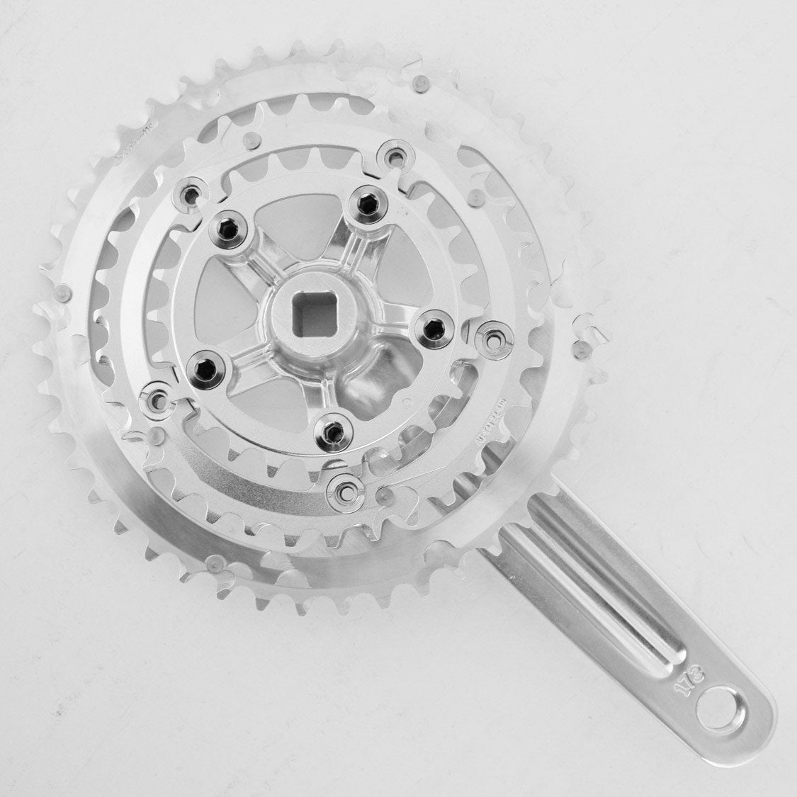 Crank - Silver - Triple 44x34x24