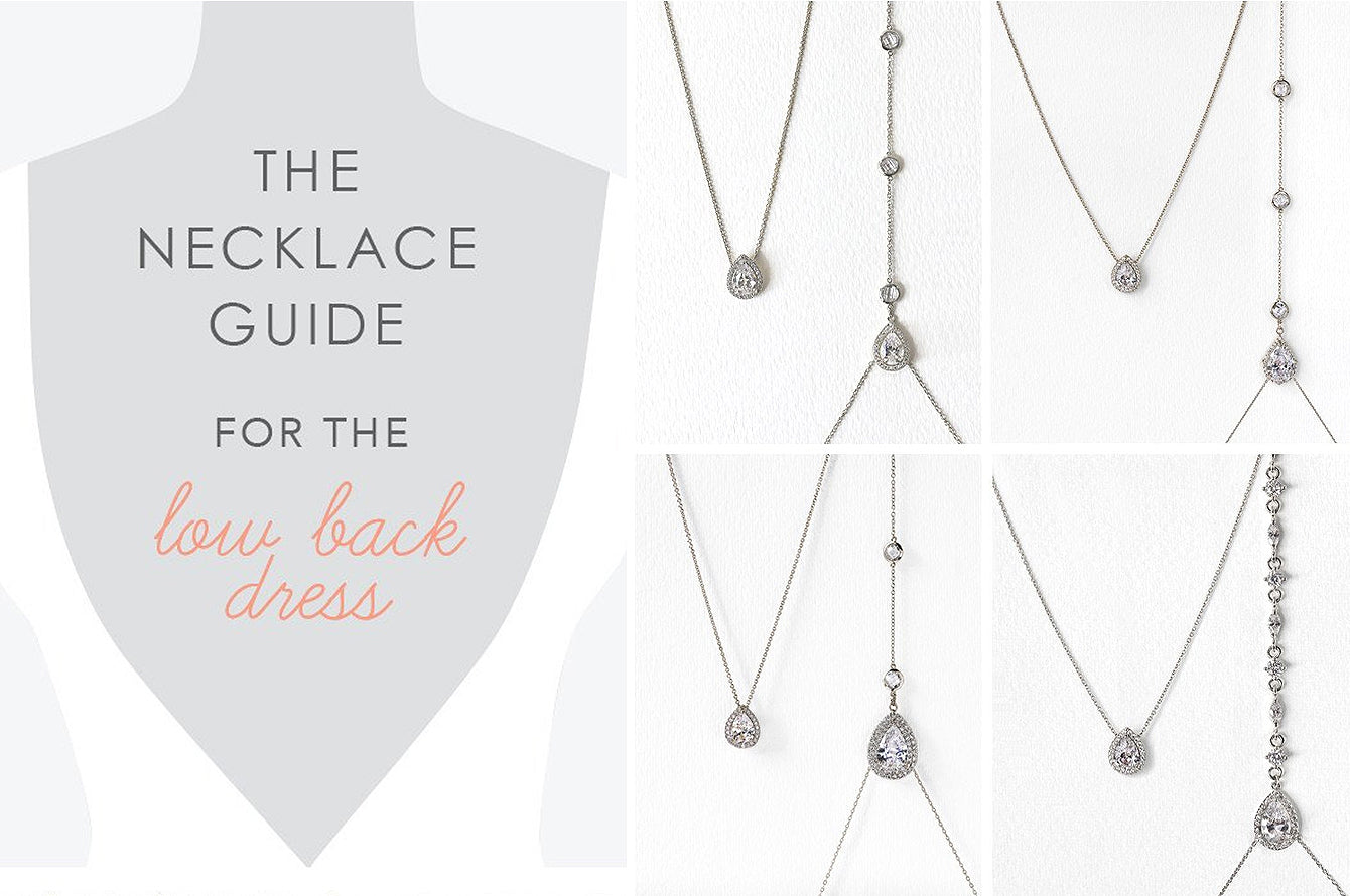 The Necklace Guide for the Low Back Dress | Amy O. Bridal – AMYO Bridal