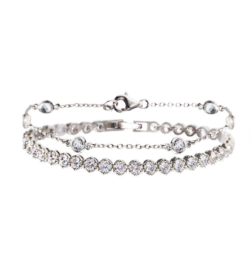 Tennis Bracelet Set | Wedding Jewelry, Bridal Bracelets – AMYO Bridal