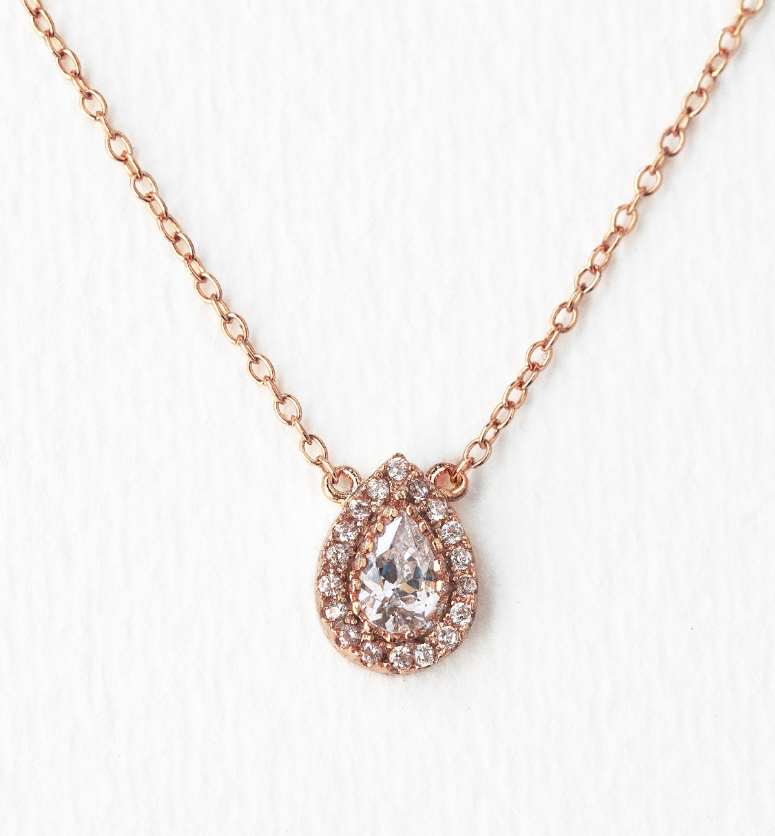 rose gold coin necklace