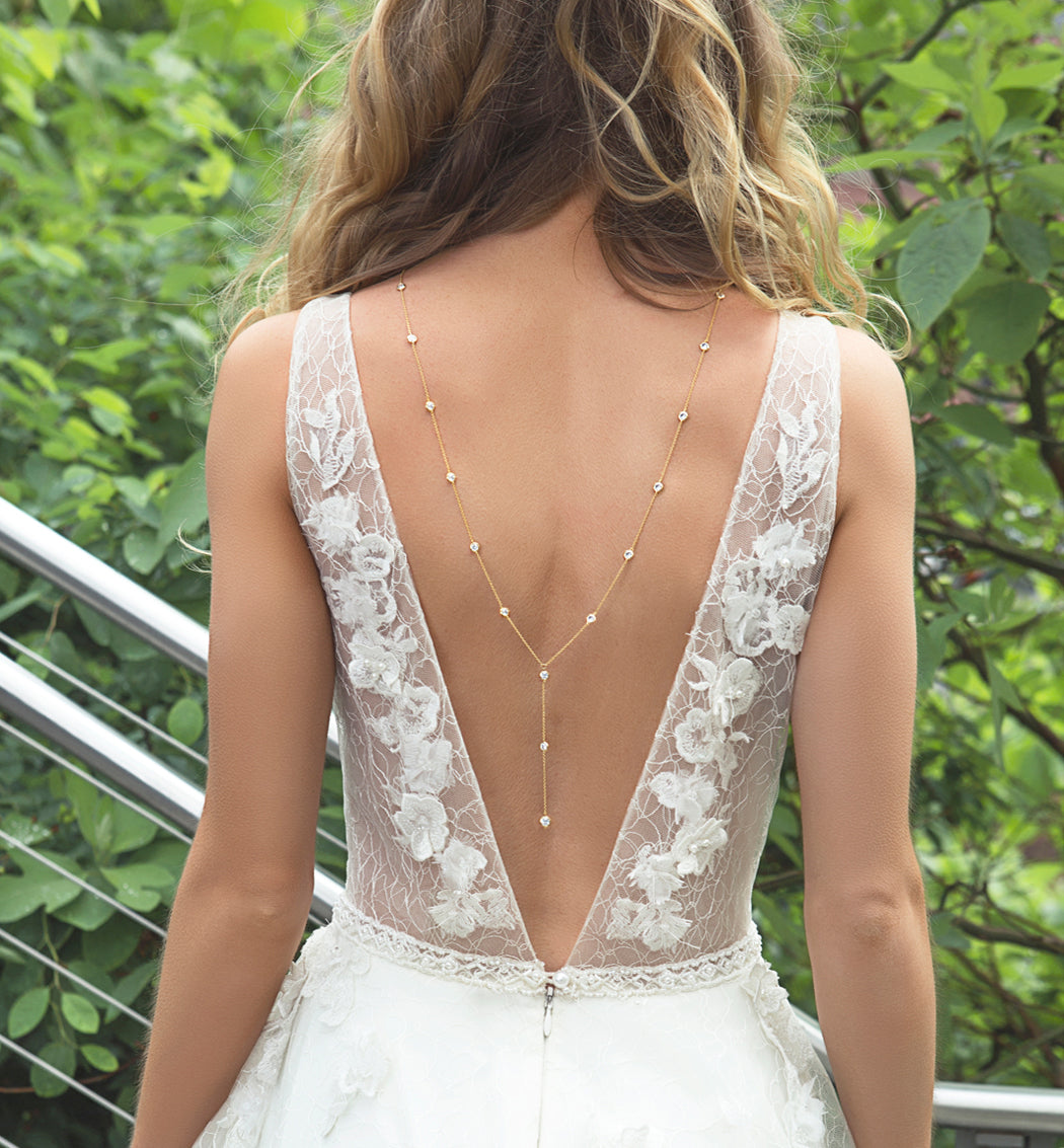 backdrop necklace for wedding dress