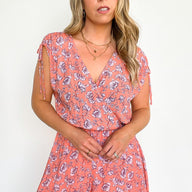 Sunshine Everywhere Floral Print Ruched Romper - BACK IN STOCK - kitchencabinetmagic