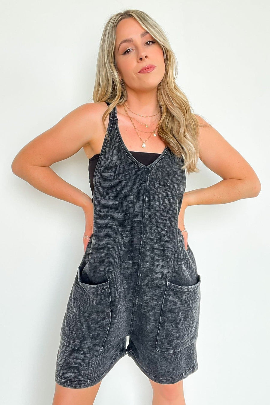  Laena Mineral Wash Lounge Jumper Romper - kitchencabinetmagic