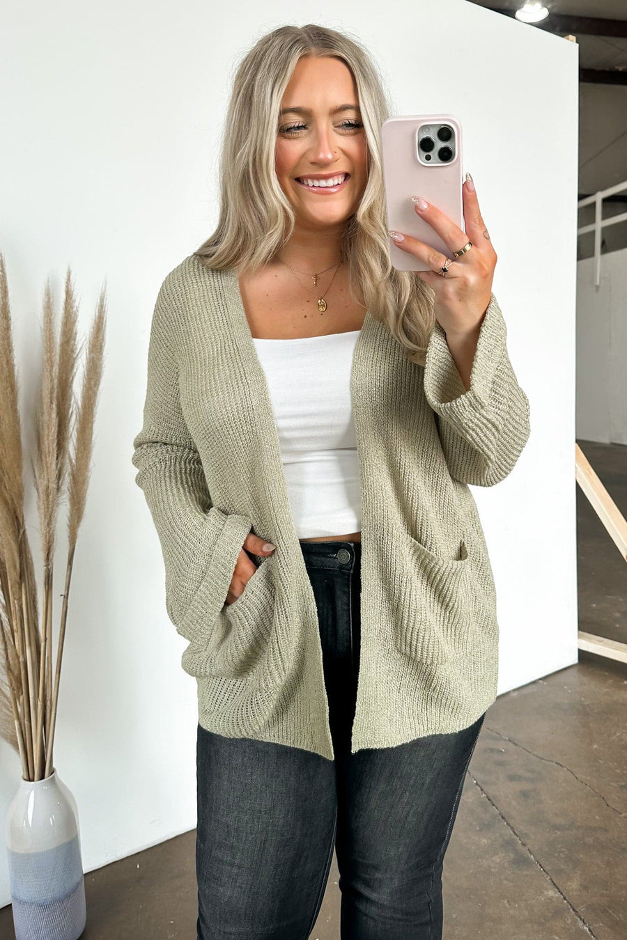  Azriel Relaxed Fit Pocket Cardigan - kitchencabinetmagic