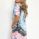  Bragging Rights Tie Dye T-Shirt Dress - kitchencabinetmagic