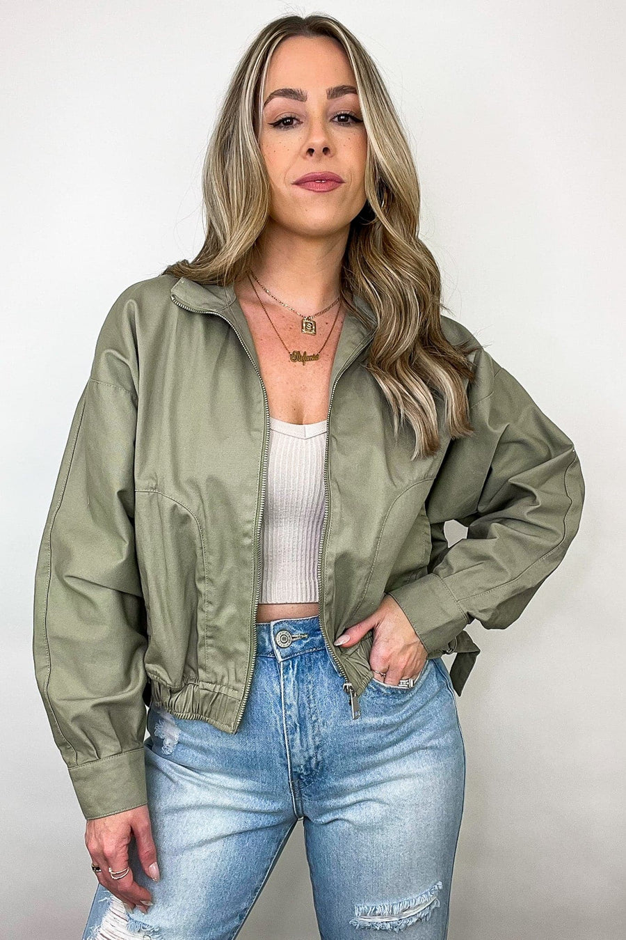  Fierce Fit Bomber Jacket - kitchencabinetmagic