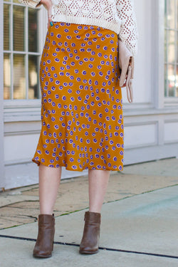 fancy midi skirt