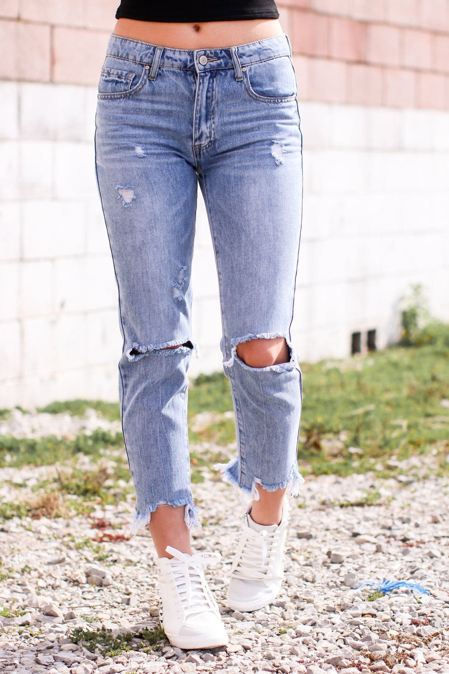  Trent Distressed Boyfriend Jeans - kitchencabinetmagic