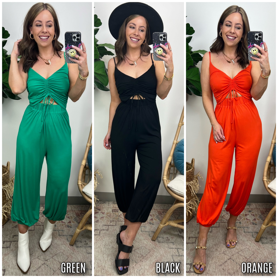  Next Chapter Ruched Cutout Jumpsuit - kitchencabinetmagic