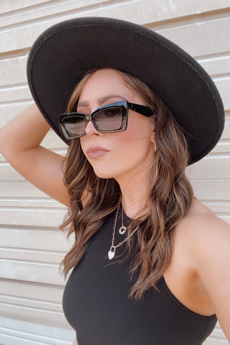 Black Fierce Feeling Cat Eye Sunglasses - kitchencabinetmagic