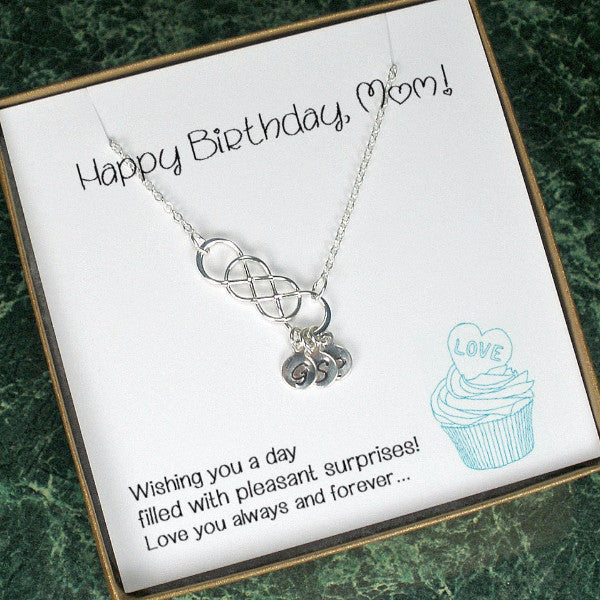 Birthday Gifts for Mom, Personalized Mom Necklace, Mother ...