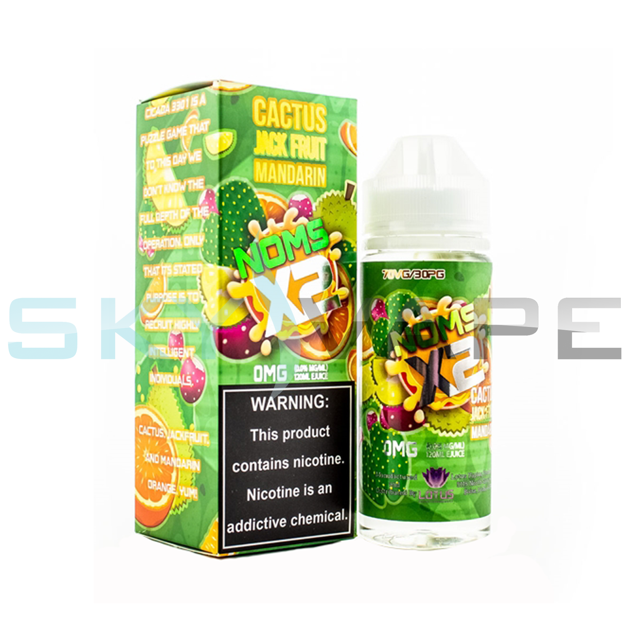 Noms X2 Cactus Jackfruit Mandarin 120ML – Sky Vape