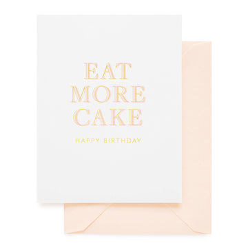 eat more cake card