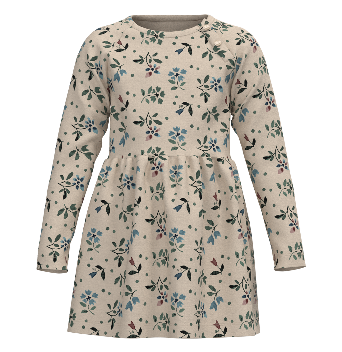 ls print dress floral | Poppy Store