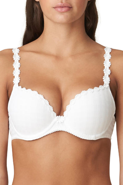 Aayomet Push Up Bras for Women Women's Plus-Size Cate Underwire Full Cup  Banded Bra,White 38/85A