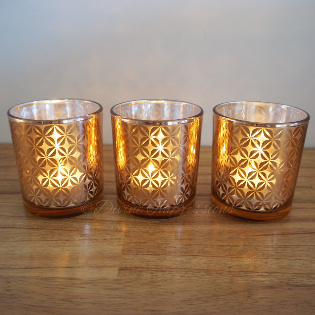 fancy votive candle holders