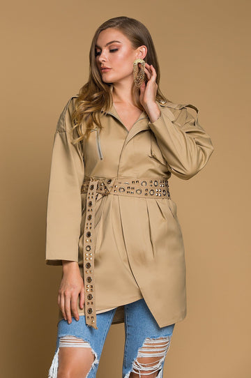 LOUIS VUITTON: Military Braid Trench Coat - BRAND NEW / UNWORN - RPP: $5,400