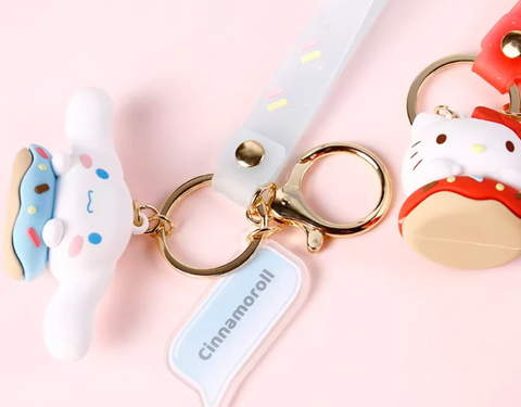 sanrio keychain cinnamoroll hello kitty