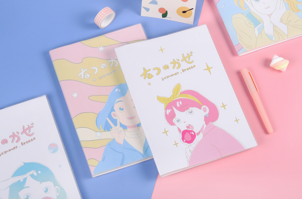 Natsu No Kaze Softcover Notebook - A6 | Kawaii Pen Shop