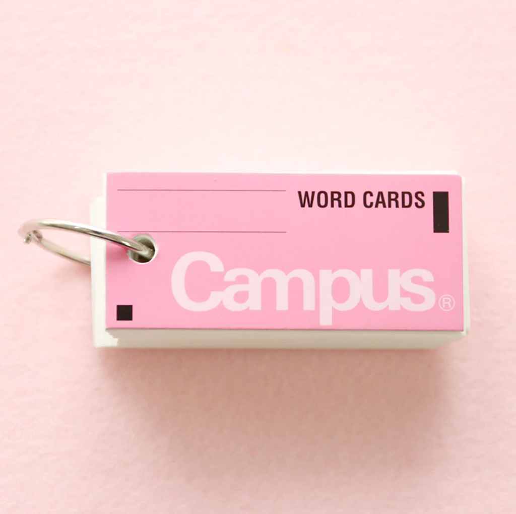 Campus Key Ring Word Cards | Kawaii Pen 