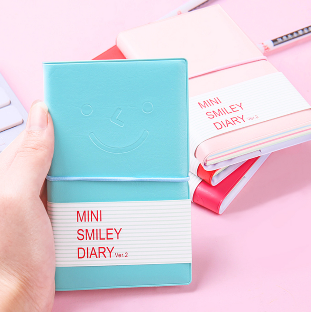 mini diary with pen