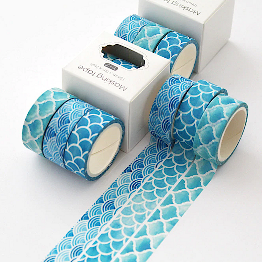 Voorouder Ophef kristal Ocean Washi Tape Set | Kawaii Pen Shop