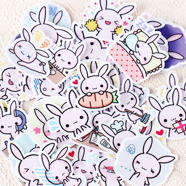 kawaii japanese rabbit stickers kawaii pen shop