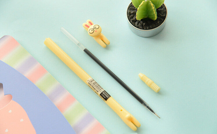  Kawaii  Cartoon Rabbit Gel Pen  4 pack Kawaii Pen Shop 