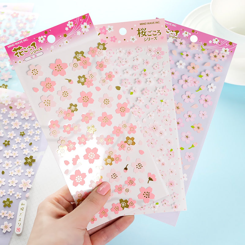 Japanese Sakura Cherry Blossom Stickers | Kawaii Pen Shop