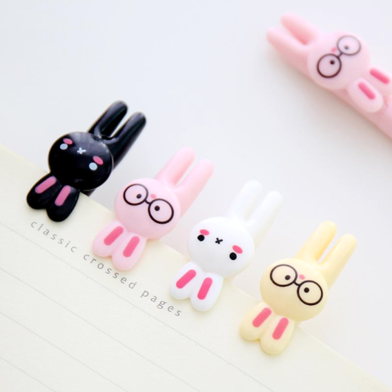 Kawaii Cartoon_Rabbit Gel Pen 4 pack 5_grande