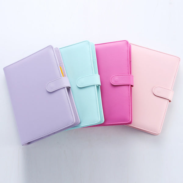 Pastel Color Leather Planner – Kawaii Pen Shop