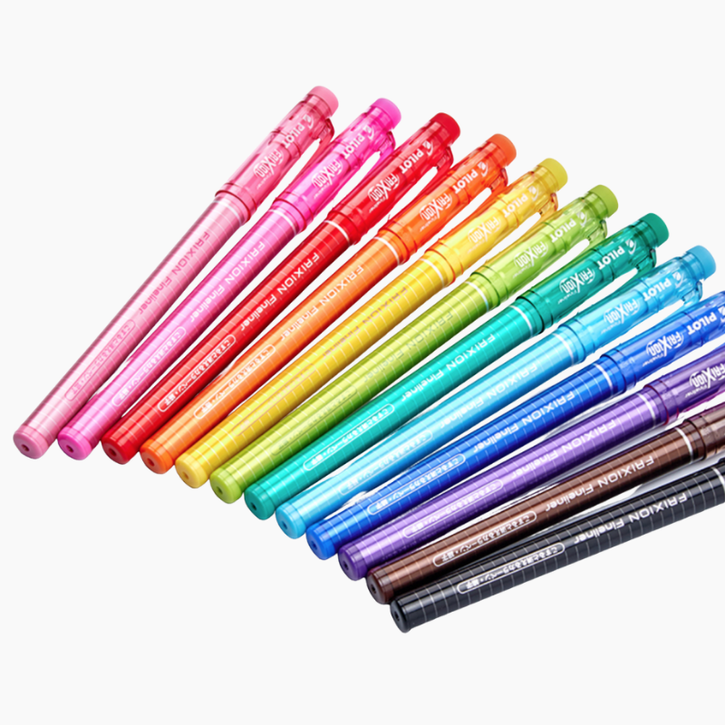 Pilot FriXion Fineliner Erasable Pen - Color Set | Kawaii Pen Shop