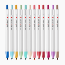 Zebra Clickart Knock Sign Pen 12 Color Set - Light Nav Image 15