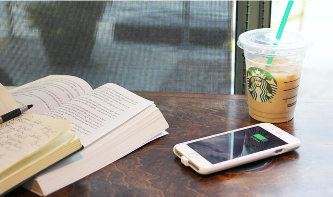 Starbucks wireless charging