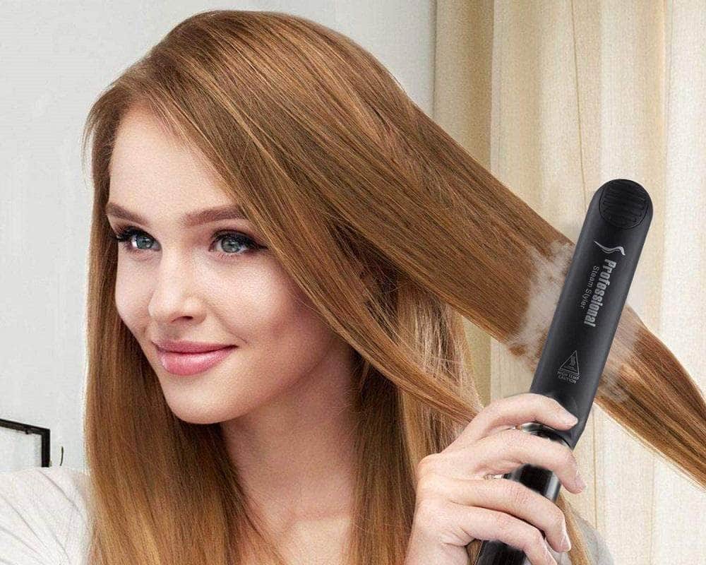 Professional Steam Hair Straightener HM4022 Steam Channel  Rohnson
