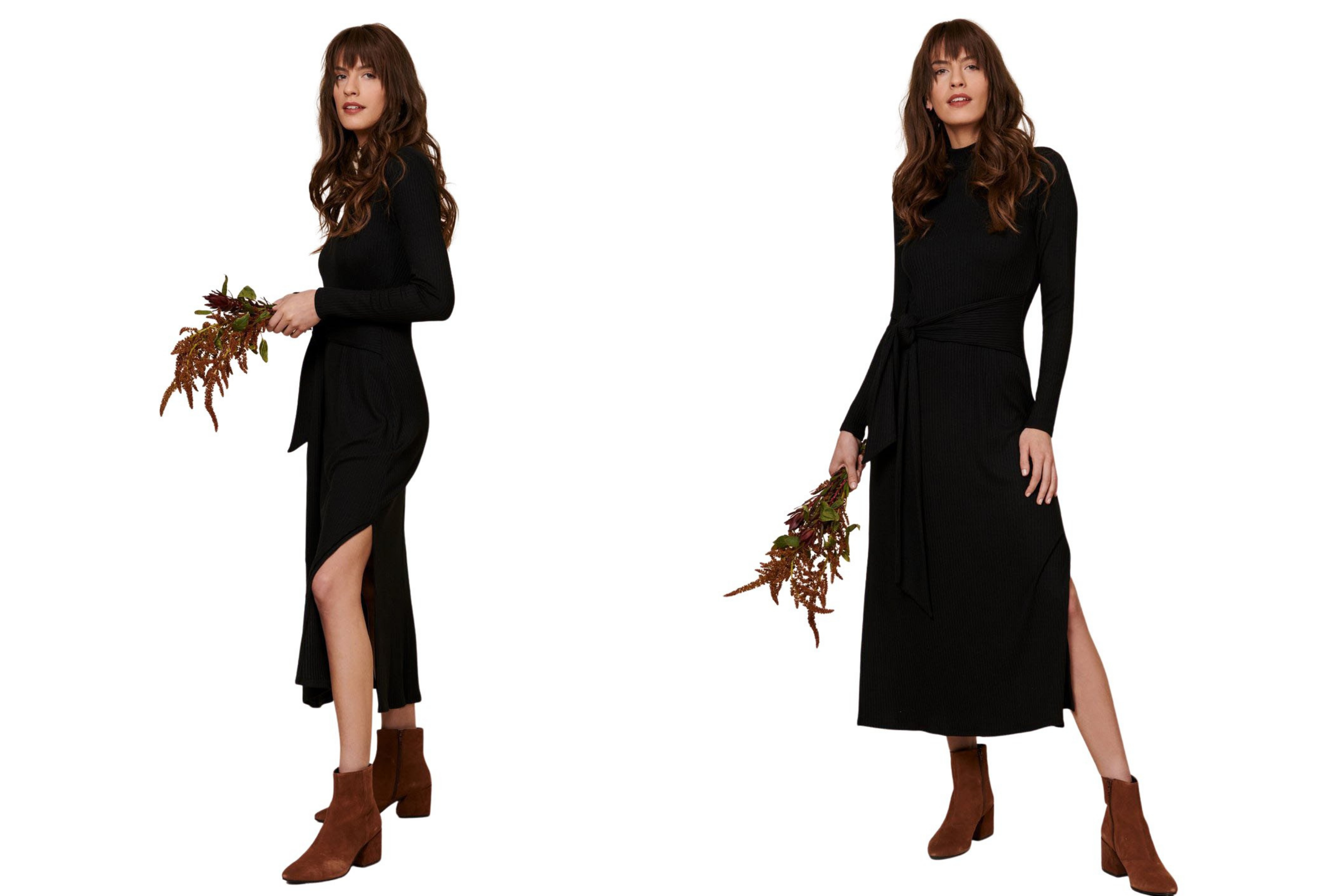 Whimsy + Row Black Joan Dress