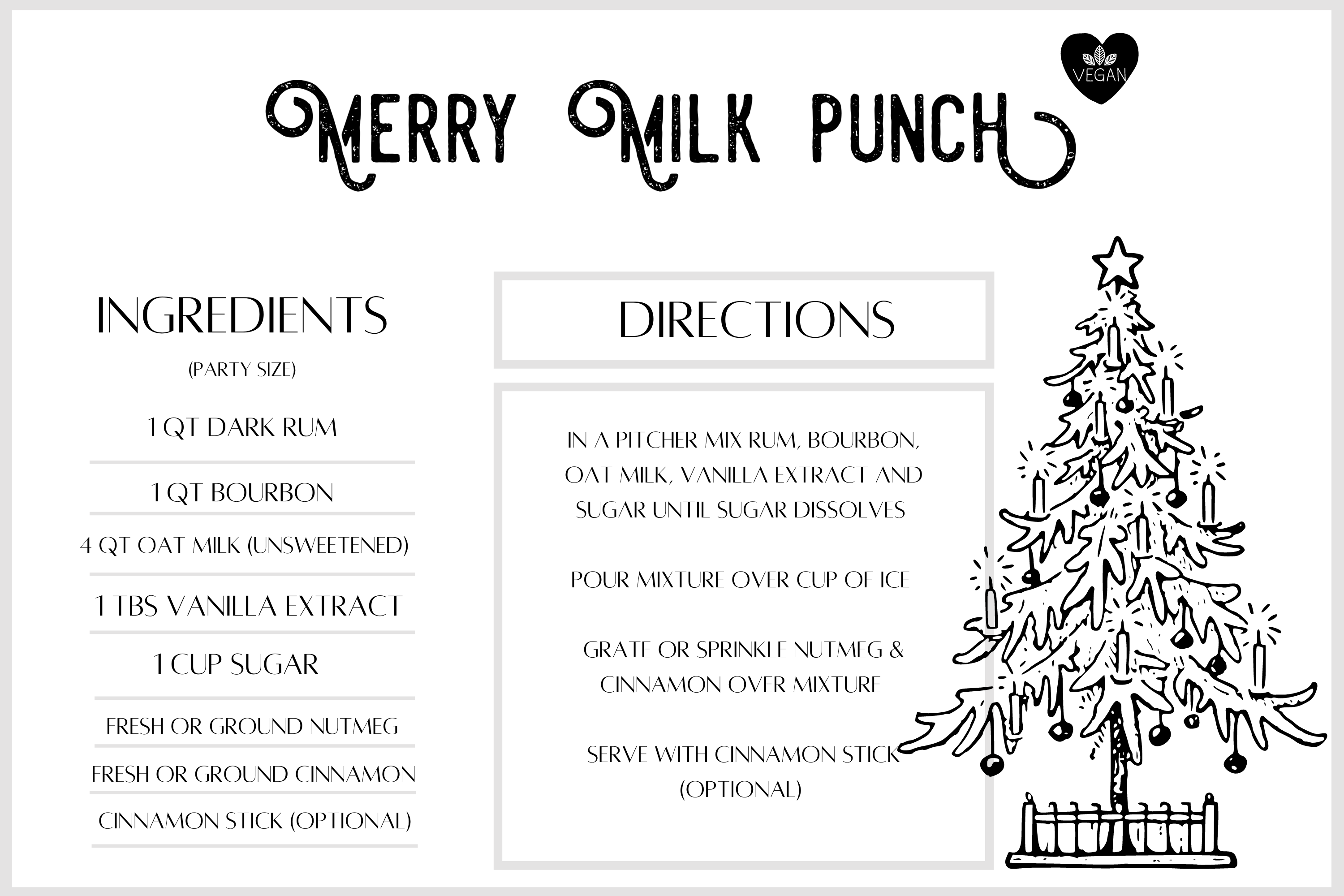 Merry Milk Punch