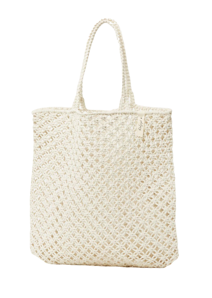 the beach people macrame bag