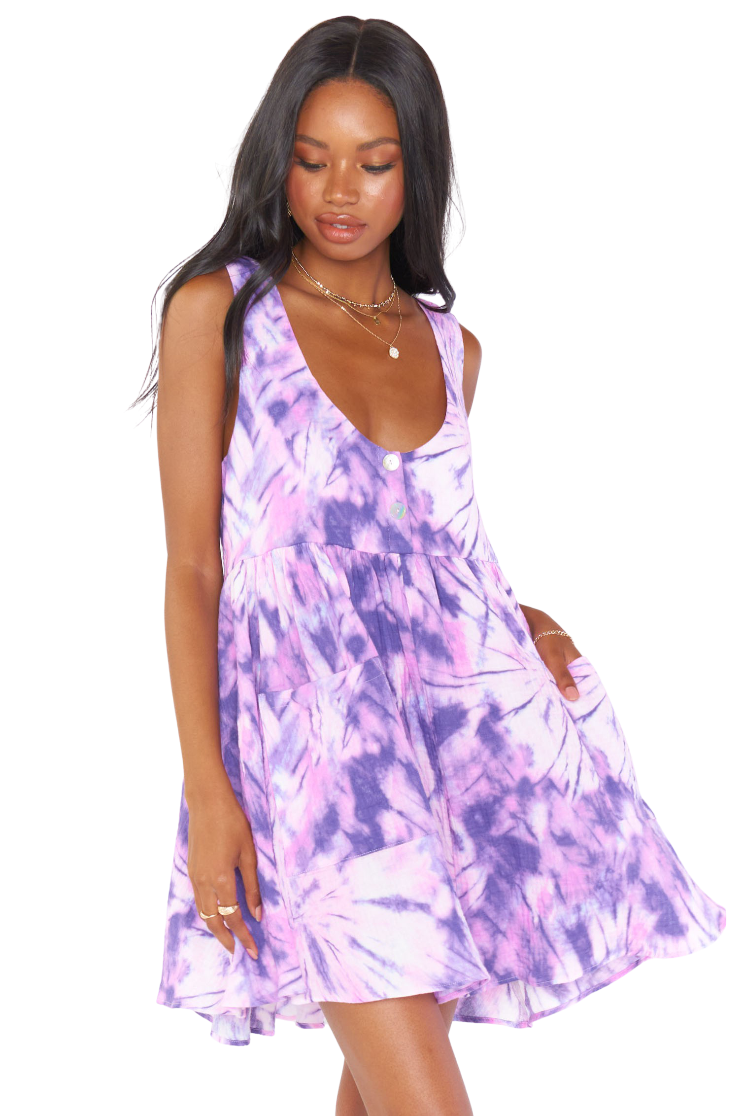 Tie Dye Weekend Mini Dress