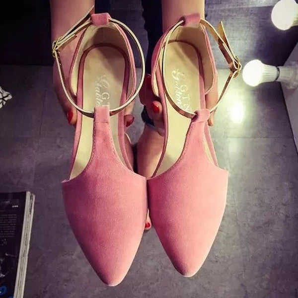 T-strap flats - shouldown - T Strap Flats