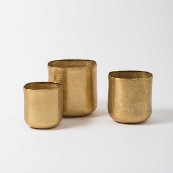 Vintage Brass Planter Pot Candle – Ud Form