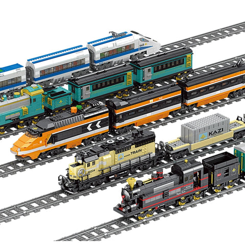 lego motorized train set
