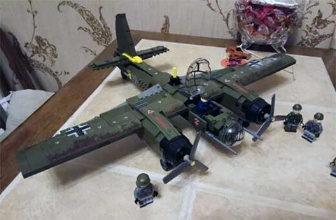 lego ww2 bomber plane