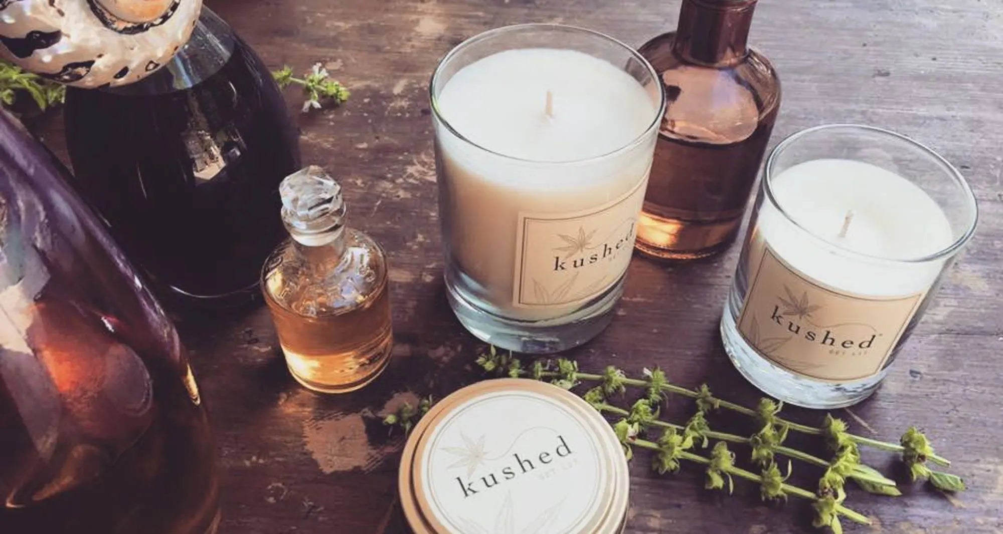 candles made out of hemp