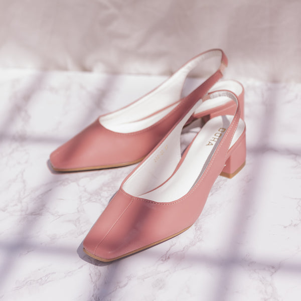 Giày cao gót nữ Đông Hải G26620 hồng