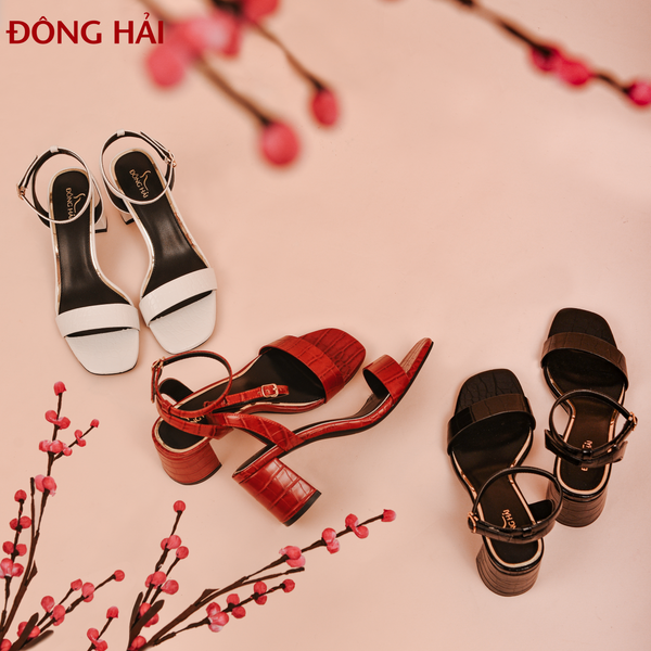 Giày Sandal Nữ Cao Gót Đông Hải S85N6