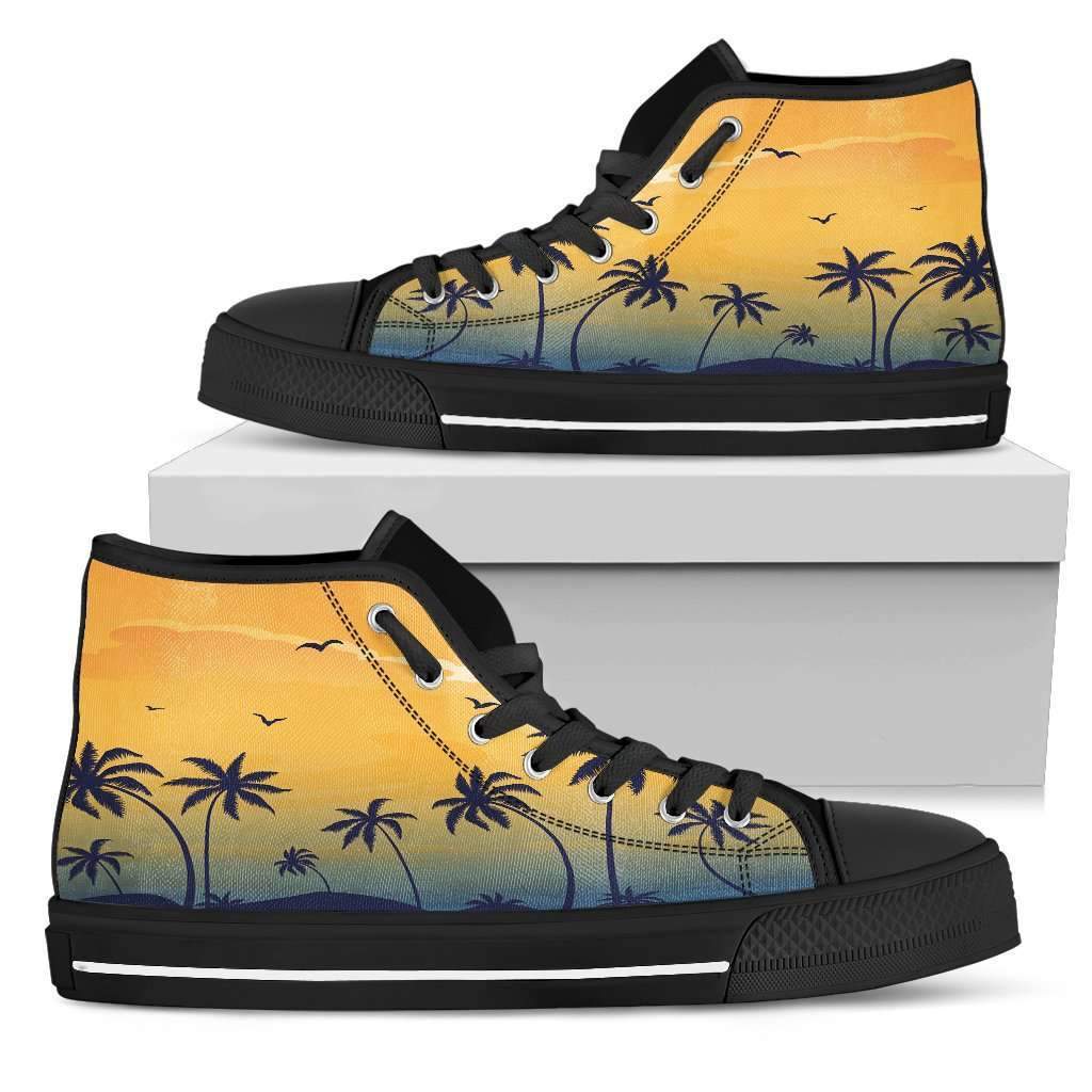 high top canvas shoes