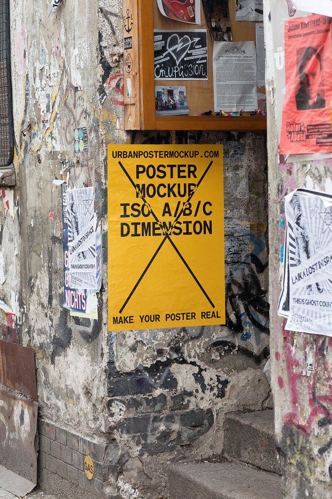 Download Urban Poster Mockup Vol4 PSD Mockup Templates