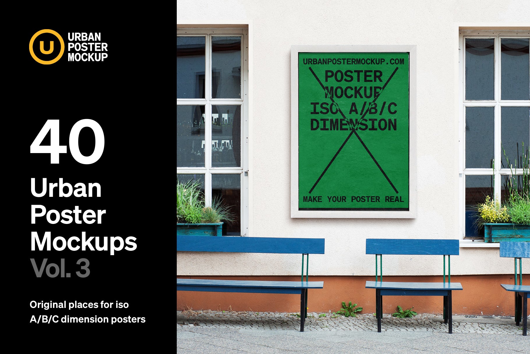 Urban Poster Mockup Vol3