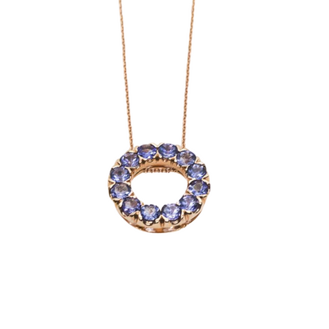 Tanzanite Circle of Life Necklace Perth | Brinkhaus Jewellers Claremont